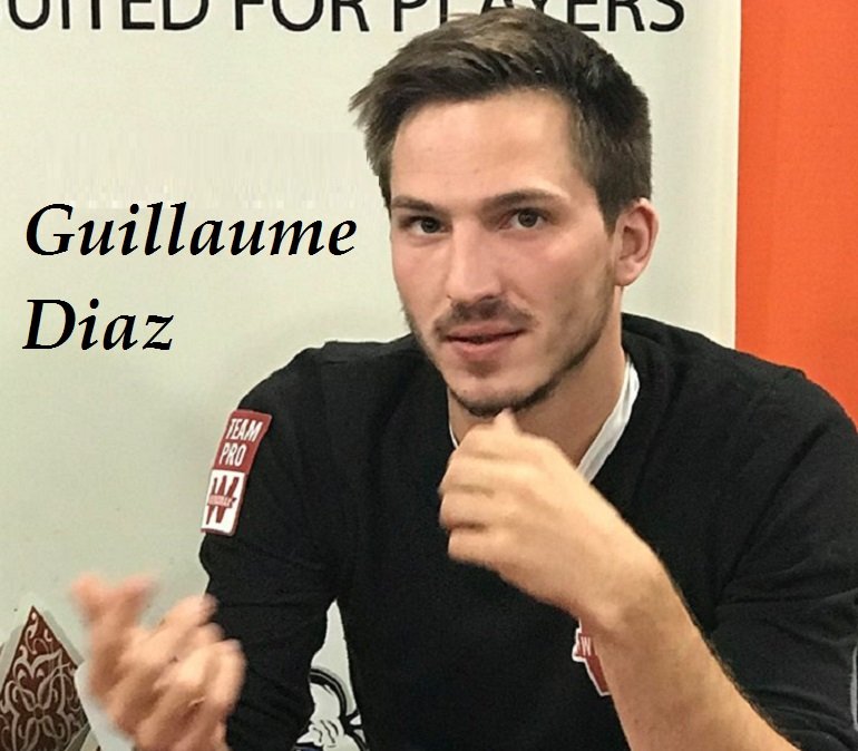 Guillaume Diaz at 2018MSPT Main Event at Las Vegas